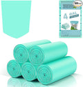 4 Gallon Biodegradable Trash Bags - Inwaysin Bulk 100 Count Unscented Compostable Garbage Bags for Bathroom Bedroom Office Kitchen Trash Can Waste Basket Liners Strong Thick