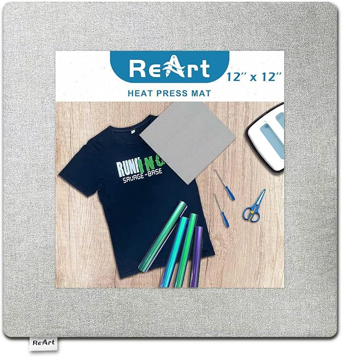 Heat Press Mat Easypress for Cricut Easypress 2/Cricut Easypress 12" x 12" Cricket Craft Vinyl Ironing Insulation Transfer Heating Mats Cutting mats
