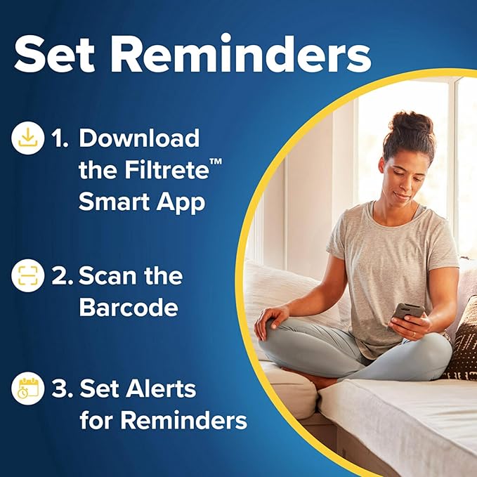 Filtrete 14x20x1 AC Furnace Air Filter, MERV 11, MPR 1000, Micro Allergen Defense, 3-Month Pleated 1-Inch Electrostatic Air Cleaning Filter, 4 Pack (Actual Size 13.81x19.81x0.81 in)