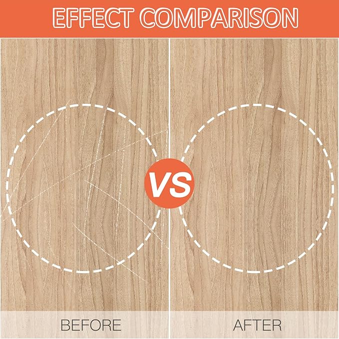 SEISSO Wood Scratch Repair Kit, 12 Colors Wood Filler Putty for Scratches Furniture Markers Touch Up Vinyl Floor Repair Kit - Restore a Finish, Cover Hardwood Scratches, Cracks, Hole, Table, Door