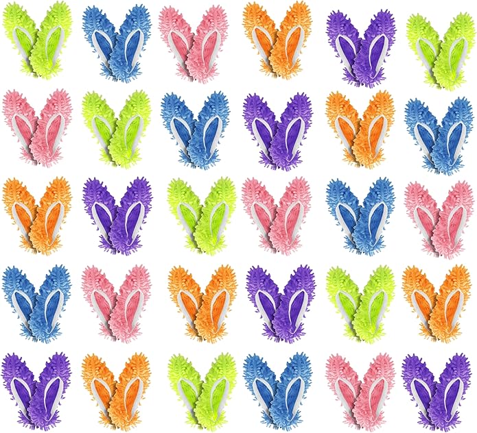Winterlace Mop Slippers 60 Pcs (30 Pairs) Microfiber Chenille House Floor Dusting Cleaning Socks Shoe Cover Wholesale Bulk Pack