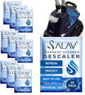 Garment Steamer Descaling Solution Decalcifier Packets for Mineral Deposits and Build-up Removal, Maintenance for Clothes, Works with all Garment Steamer Brands, Cleans Build Up, 10 packs