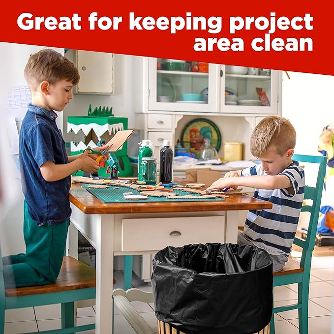 ToughBag 30-33 Gallon Trash Bags Heavy Duty, 32 x 38" Black Garbage Bags (250 COUNT) – 30+, 32 Gallon Trash Bags - Made In USA