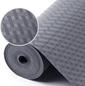 Shelf Liners for Kitchen Cabinets, Waterproof and Oil-Proof Kitchen Cupboard Liner, Refrigerator Liners and Plastic Drawer Mats EVA Non Adhesive Shelves, Fridge - Gray 11.8 x 118 Inches