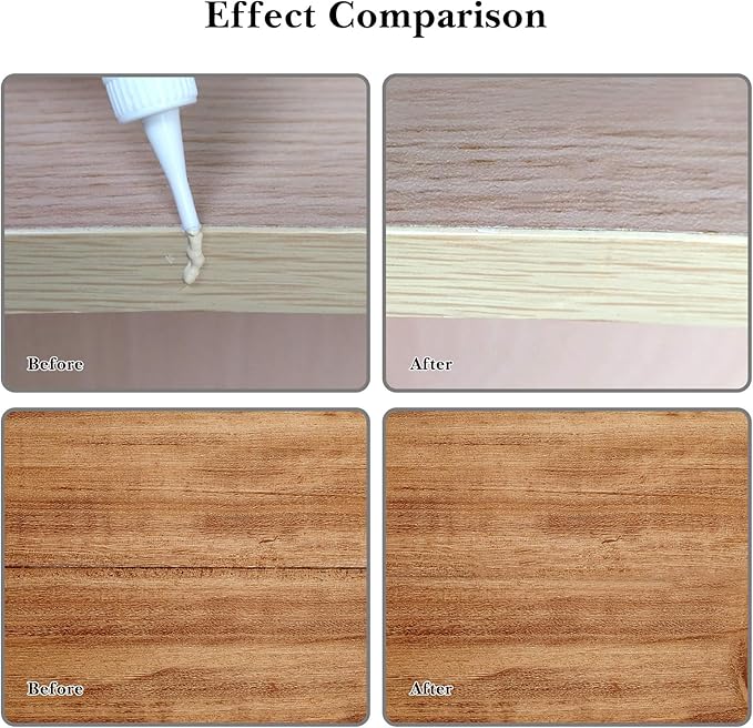 SEISSO Furniture Repair Kit 50 Pcs, 24 Colors Wood Fillers, Wood Paint, Wood Repair Kit, Wood Touch up Fillers Repair Scratches, Discoloration, Cracks, Stains, for Wooden Tables, Cabinet, Floors, Door