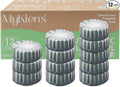 Toilet Bowl Cleaner Tablets, Automatic Toilet Bowl Cleaners, Long-Lasting Toilet Tabs Drop in Tank for Deodorizing & Descaling, Green, 12 Packs