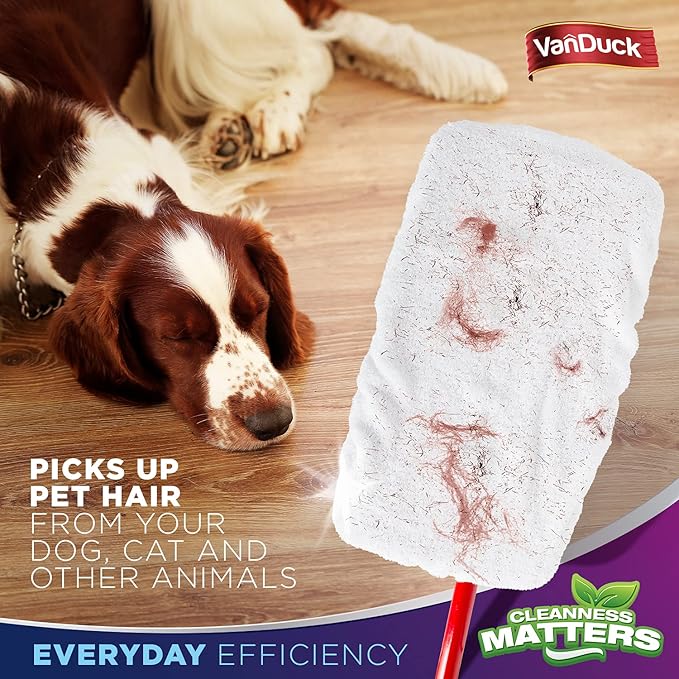 VanDuck 100% Cotton Terry Mop Pad 15x8 inch (24-Pack)