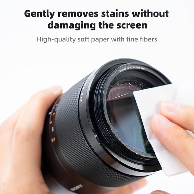 400 Count Lens Wipes for Eyeglasses, Eye Glasses Cleaner Wipes Pre-moistened Individually Wrapped Sracth-Free Streak-Free Eyeglass Cleaning Wipes for Camera Lens, Sunglass, Goggles