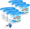 Moisture Absorbers 6 Pack, 16.9oz., Portable Humidity Absorber Boxes for Bathroom, Closet, Kitchen, Dehumidifiers, Attract and Trap Excess Moisture, Convenient and Effective, Blue