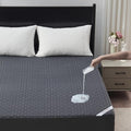 BEDLORE California King Mattress Protector, Waterproof Noiseless Mattress Cover with Deep Pocket for 6-18 inches Mattress, Soft Breathable Mattress Pad Machine Washable (Dark Gray)