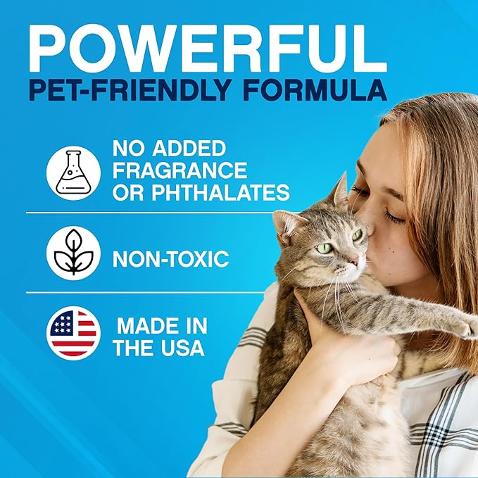 NonScents Cat Box Deodorizer - Odor Eliminator - Reduces Scooping, Extends Litter Lifespan - Fragrance-Free, Fresh Scent - 2-Pack