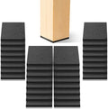 CHUNZEXI Non Slip Furniture Pads - 32 Premium Furniture Grippers Self Adhesive Rubber Furniture Feet, Anti Slide Furniture Hardwood Floor Protector for Keep Couch Stoppers (1.5 inch Square)