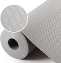 Light Gray Shelf Liners for Kitchen Cabinets Refrigerator Liners Waterproof & Oil-Proof Kitchen Cupboard Liner Drawer Mats EVA Material Non Adhesive Fridge Liner for Shelves 23.6 x 157.4 Inches