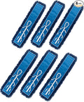 Matthew Cleaning 36'' Industrial Strength Cotton Dust Mop Refill Washable Replacement Heads for Residential & Commercial Use Fit Standard Dust Mop Frames, Hardwood, Laminate, Concrete Floors 6 Pack