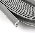 Weather Stripping Door Seal Strip Soundproof Q Foam Tape, Exterior Door Insulation Strip for Large Gap, Easy to Install(Grey, 50FT)