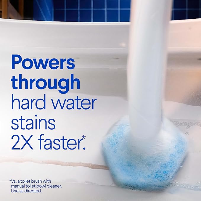 CLOROX ToiletWand Toilet Bowl Cleaner- Toilet Brush, Storage Caddy and 16 Disinfecting Refill Heads