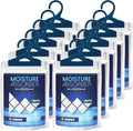 Moisture Absorber Sachets Activated Charcoal 7.5 oz/212g - Remove Excess Moisture In Air & Odor - Desiccant Dehumidifier for Closet, Drawer, Storage - Dampness & Humidity Control - Set of 10