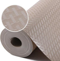 Beige Shelf Liners for Kitchen Cabinets Refrigerator Liners Waterproof & Oil-Proof Kitchen Cupboard Liner Drawer Mats EVA Material Non Adhesive Fridge Liner for Shelves 23.6 x 393.7 Inches