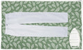 Encasa XO Ironing Mat/Pad (Large 48"x28") with 3mm Padding & Silicone Iron Rest for Steam Pressing on Tabletop or Bed - Heat Resistant, Portable, Quilting & Travel Blanket - Big Leaves Green