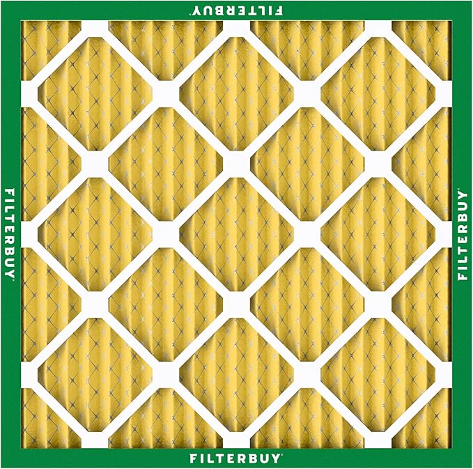 Filterbuy 17x17x1 Air Filter MERV 11 (MPR 1200) Allergen Defense Replacement (4-Pack), Electrostatic Pleated HVAC AC Furnace Filters, Made in USA (Actual Size: 17.00 x 17.00 x 0.75)