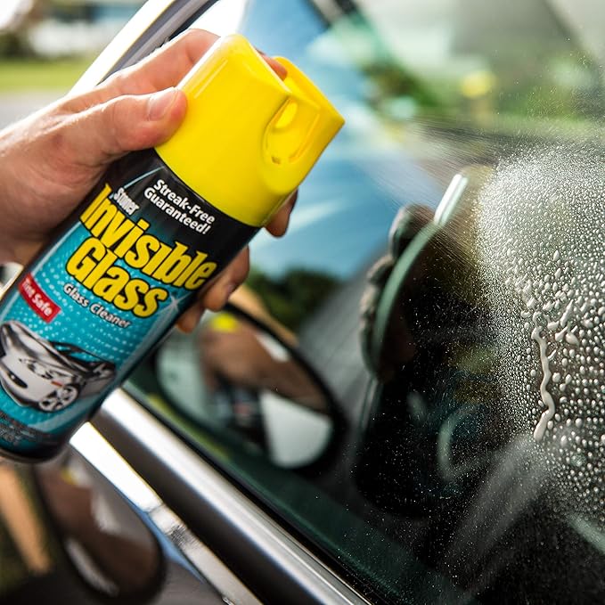 Invisible Glass 91163-5PK Premium Aerosol Glass and Window Cleaner for Auto and Home, Streak-Free, Ammonia-Free, Tint-Safe, 15 oz (Pack of 5)