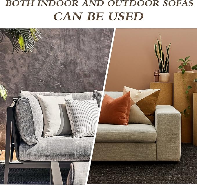 Fine Linen Repair Patches,Self-Adhesive Linen Fabric Patches,8X11 inch 2 PCS,Multi Color, Can be Used for Linen Sofa Repair and Linen Clothes Repair(8" x 11"-2PCS,Cream-Gray 2.0)