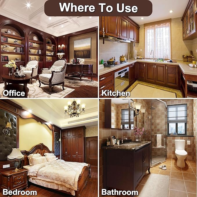 Wood Furniture Repair Kit, 12 Colors Wood Repair Kit, Wood Touch up Fillers, Repair Scratch, Cracks, Discoloration for Wooden Cabinet, Floor, Door, Table Surfaces Wood Filler Paint
