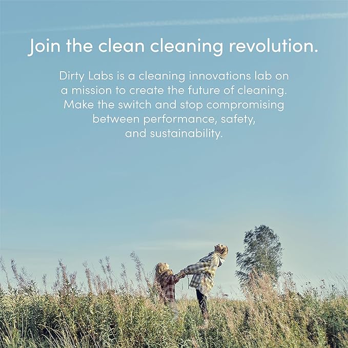 Dirty Labs | Hand Wash and Delicates | Scent Free | 32 Loads (8.6 fl oz) | Bio Enzyme Liquid Laundry Detergent | For Fine Silks, Wools, Handwash Garments | Hyper-Concentrated | Non Toxic, Biodegradable | Stain & Odor Removal