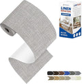 KING MOUNTAIN Linen Repair Patches, Self-Adhesive Fabric Patches, 4 X 63 inch Extra Size, Multi Color, Can be Used for Sofa Repair and Linen Clothes Repair (Light Grey 2.0)