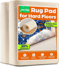 Non-Slip Rug Pad Gripper 4x6 Feet, Anti Skid Mat for Under Area Rugs, Keeps Rugs in Position and Safe, Thick Cushioned Carpet Pad for Hardwood Floors Protection