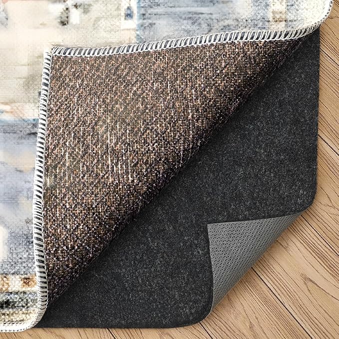 Felt Rug Pad, 2 x 6 Ft Rubber Non-Slip Rug Pad Gripper, Keep Rugs Secure and in Place, Extra Strong Under Carpet Mat Cushion - for All Floors