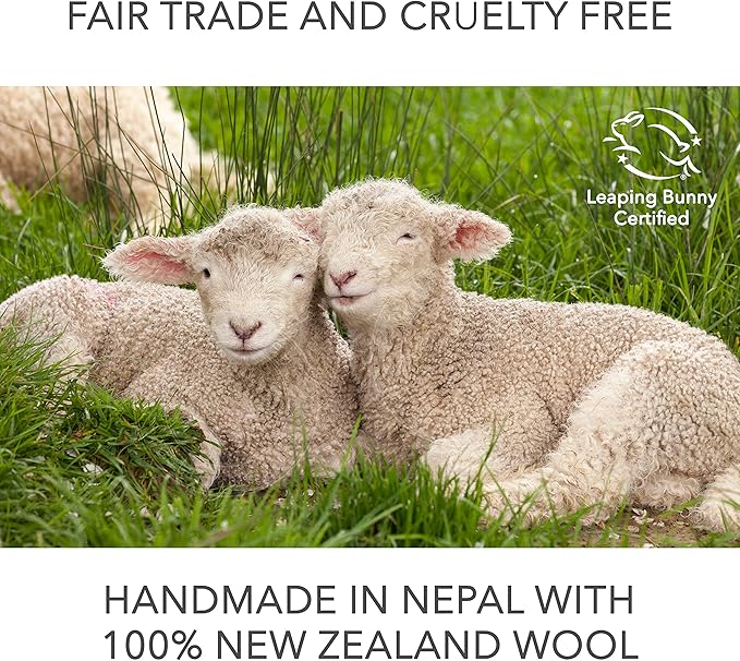 Friendsheep Wool Dryer Balls 6 Pack XL Organic Premium Reusable Cruelty Free Handmade Fair Trade No Lint Fabric Softener Pig - Piggy Band