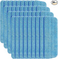 24 Pack Microfiber Mop Pad, Spray Mop Replacement Heads for Wet Dry Mops, Machine Washable Reusable Household Replacement Pads for Hardwood and Hard Surface Floor Cleaning and Scrubbing