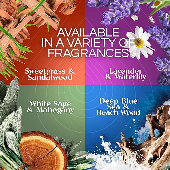 Air Wick Vibrant Plug in Scented Oil Refill, 5ct, Nectarine & Paradise Flower, Air Freshener, Essential Oils