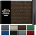 GORILLA GRIP Traffic Guard Door Mat, 47x35, Heavy Duty Welcome Mats, Commercial Office Space Doormat, Waterproof, Fade Resistant, Strong Rubber Backing, Low Profile, Shoe and Boot Scraper, Brown
