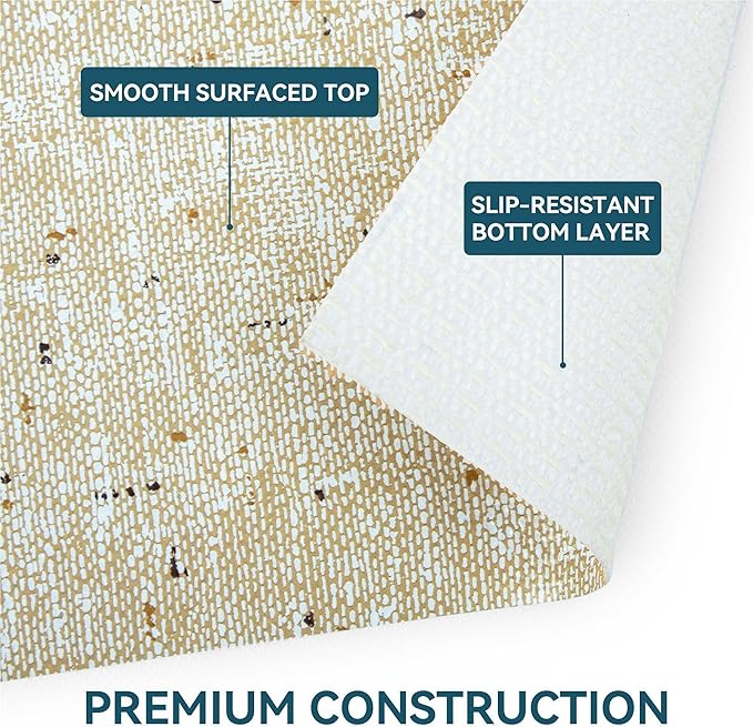 Shelf Liner Non Adhesive, 12 Inch x 10 Feet Cabinet Liners for Pantry Drawer Vanity, Drawer Liners Strong Grip Non Slip Waterproof, Shelf Liners for Kitchen Cabinets