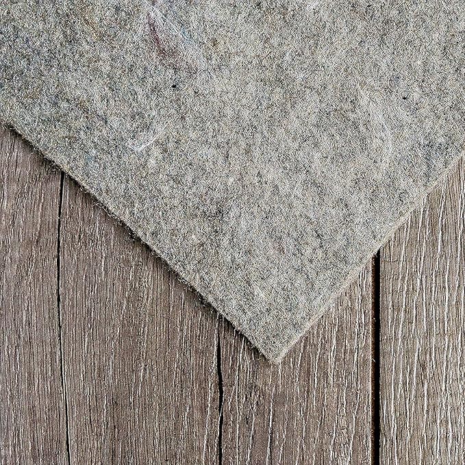RUGPADUSA - Dual Surface - 7'x9' - 1/4" Thick - Felt + Rubber - Non-Slip Backing Rug Pad - Safe for All Floors